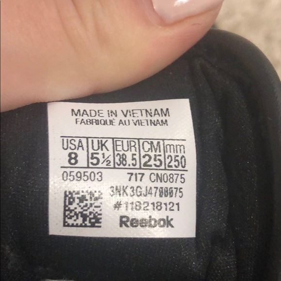 REEBOK CLASSIC GLITTER SHOES 8 - Picture 6 of 9